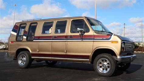 The Interior Of This Old Ford Conversion Van Will Blow You Away