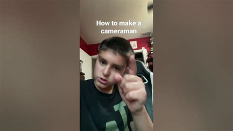 How to make cameraman from @DaFuqBoom - YouTube