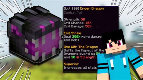 Finally I Got Legendary Ender Dragon Pet ! FakePixel SkyBlock ...