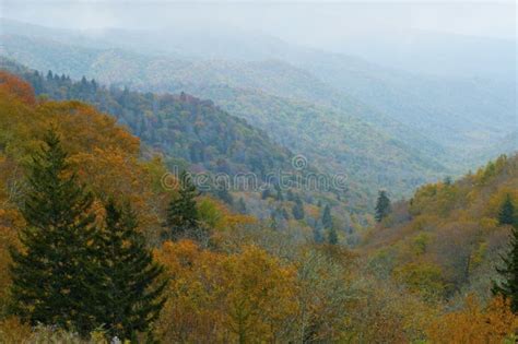 Great Smoky Mountains in Fall Colors. Stock Photo - Image of fall, mountaintop: 49566230