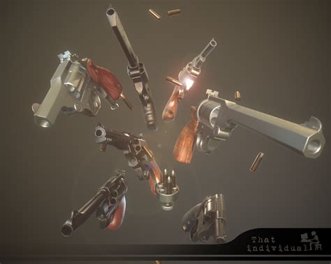 Pistols | Revolver parts Pack | GameDev Market