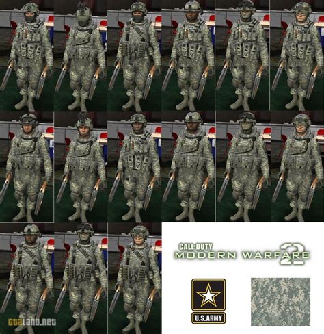 Call Of Duty Modern Warfare 2 Skins – Army Combat Uniform | Combat ...