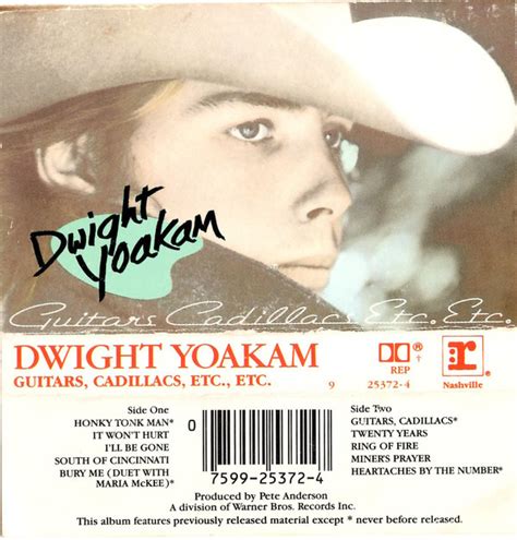 Dwight Yoakam - Guitars, Cadillacs, Etc., Etc. (1986, Cassette) | Discogs