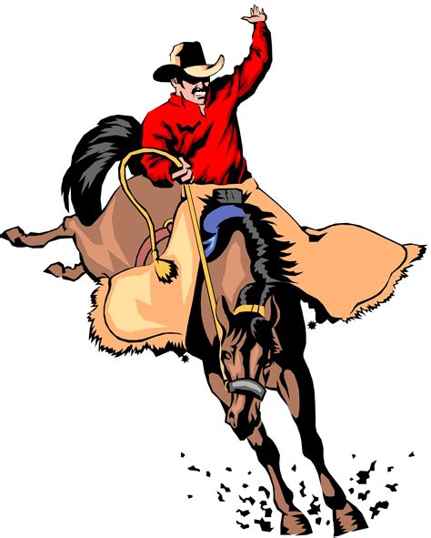 cowboy rodeo clipart - Clip Art Library