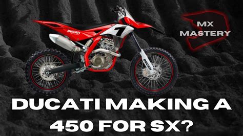 Ducati is making a dirt bike for Supercross? - YouTube