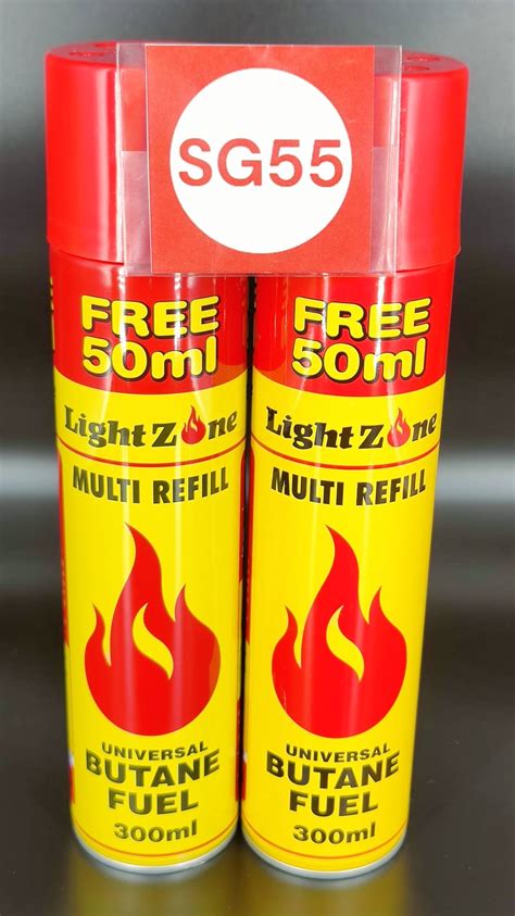 (Bundle of 2) Butane Refill Lighter Refill Multi Refill 300ml | Shopee ...