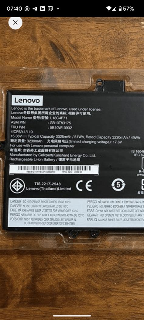 Buying a battery for my X1 carbon gen 7. : r/thinkpad