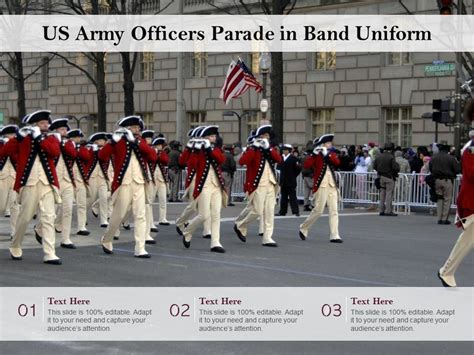 US Army Officers Parade In Band Uniform | Presentation Graphics ...