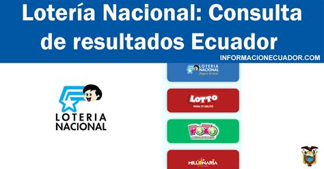 Consultar resultados Lotería Nacional Ecuador