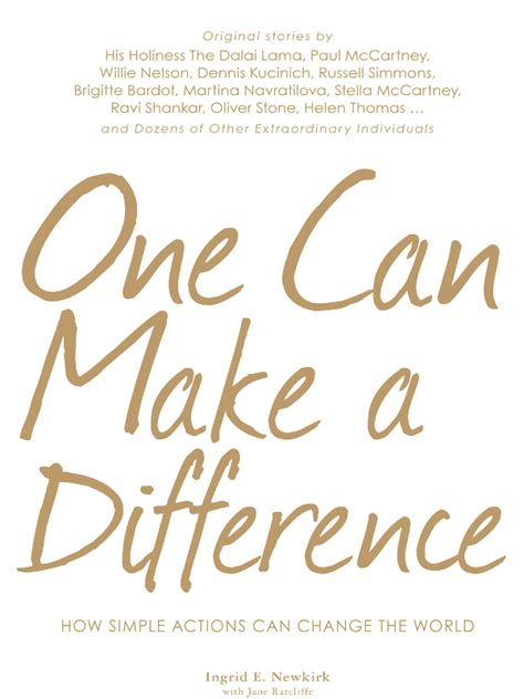 Read online “One Can Make a Difference” |FREE BOOK| – Read Online Books