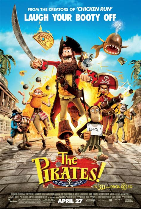 Central Wallpaper: The Pirates Band of Misfits 3D Poster HD Wallpapers