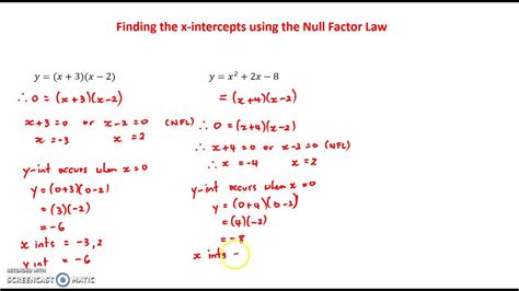 How To Find X And Y Intercepts Of A Quadratic Function - You can find ...