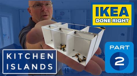 IKEA Kitchen Island DIY: How to Build a Double Row IKEA Kitchen Island - YouTube