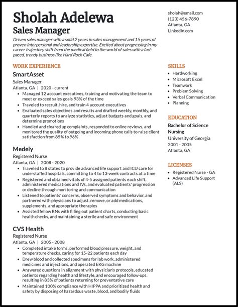 11 Career Change Resume Examples Designed for 2024