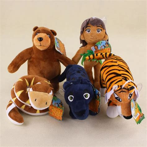 5 styles cosplay The Jungle Book tiger bear snake Plush soft stuffed ...