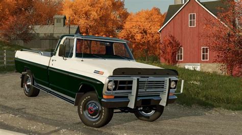 FS22 1972 Ford F150 Series v2.0 - FS 22 Cars Mod Download