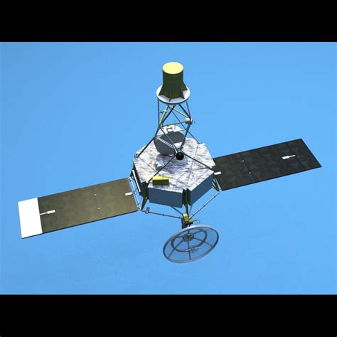 3d mariner 2 spacecraft model