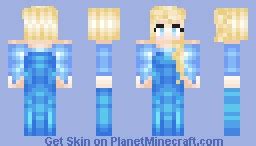 [Frozen] Elsa - The Snow Queen Minecraft Skin