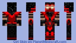 red ninja Minecraft Skin