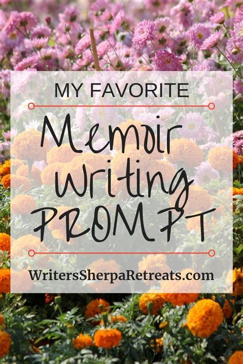 My Favorite Memoir Prompt | Memoir writing prompts, Memoir writing ...