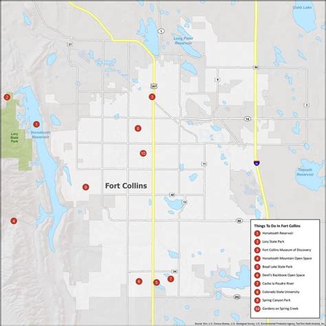 Fort Collins Map, Colorado - GIS Geography