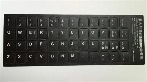 1000pcs/lot Italian Keyboard Layout Stickers For Laptop/Desktop Computer Keyboard 10 inch Or ...