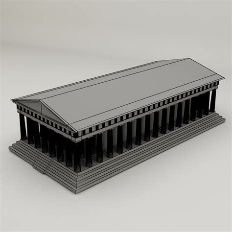 3d model parthenon