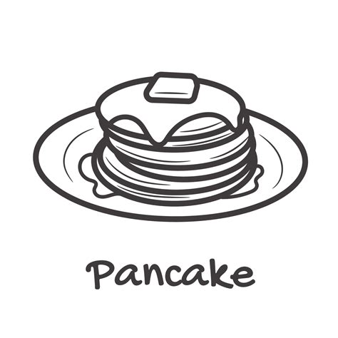 Pancakes Drawing Vector Art, Icons, and Graphics for Free Download