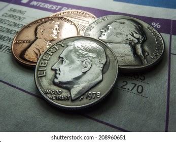 Us Coins Collection Stock Photo 208960651 | Shutterstock