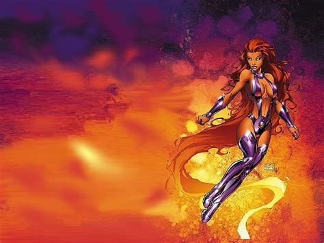 Starfire, DC Comics, Comics, Superheroes, HD wallpaper | Peakpx