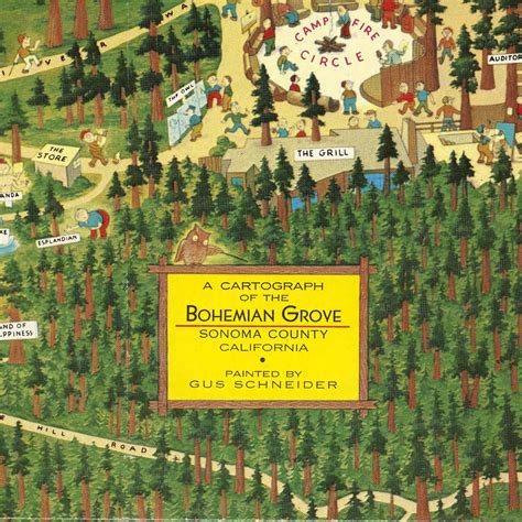 Map Of Bohemian Grove - Map Of Stoney Lake