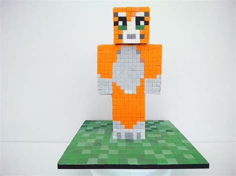 3D - Stampy Cat - Minecraft Cake - Decorated Cake by - CakesDecor