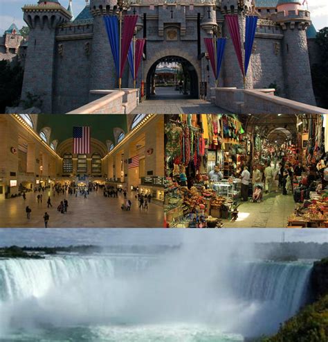 Tourist Attractions Collage - Bucket List Publications