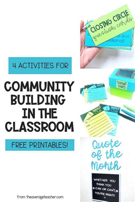 My Favorite Activities for Community Building in the Classroom (Freebies!) | Classroom community ...