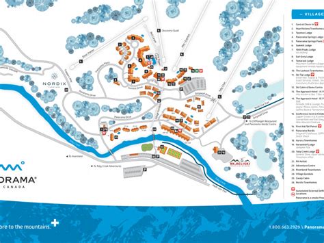 Panorama Canada Ski Area Map