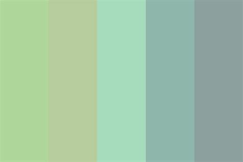 Green Aesthetic Color Palette