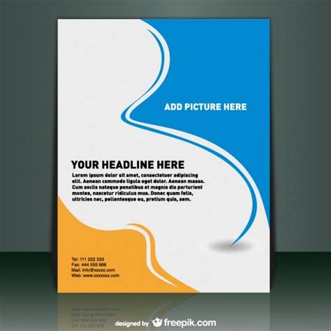 Free Vector | Poster template | Free flyer design, Brochure design template, Poster template free