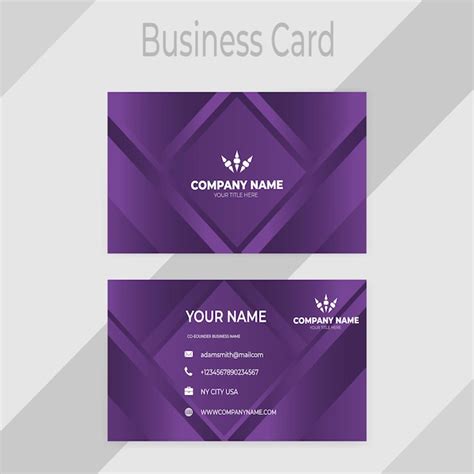 Premium Vector | Modern business card design template