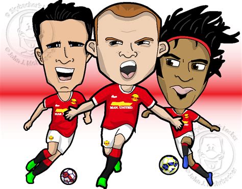 Manchester United Team Cartoon