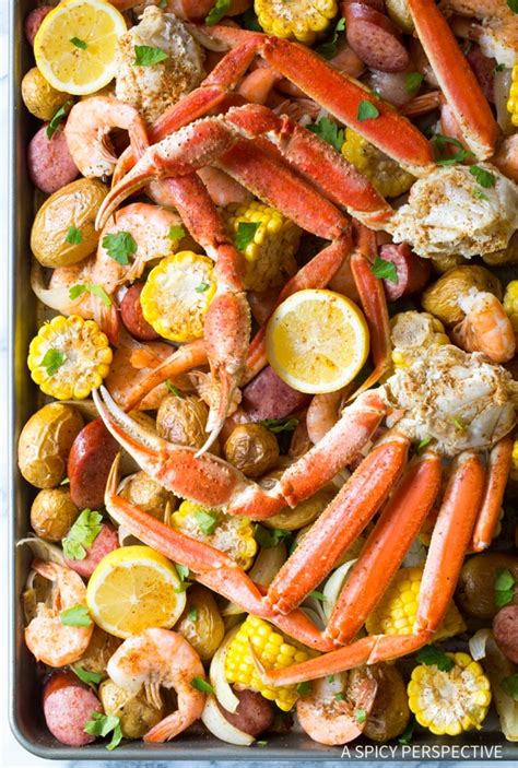 Sheet Pan Low Country Boil (Broil) - A Spicy Perspective