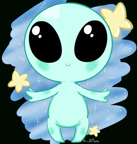 Alien Drawing Cute at GetDrawings | Free download