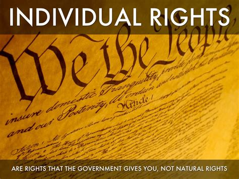 Individual Rights by Maura Longenecker