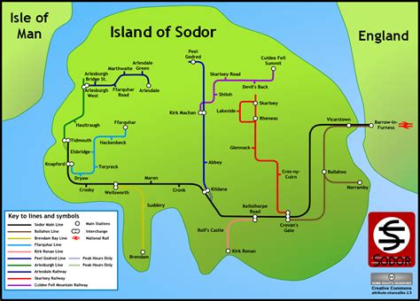 RWS Map Of Sodor