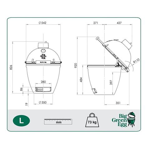 Guide To Big Green Egg Dimensions (with Size Chart), 48% OFF