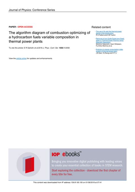 (PDF) The algorithm diagram of combustion optimizing of a hydrocarbon ...