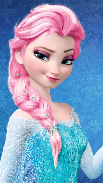 Elsa - Pink Hair Color - Frozen Photo (37178051) - Fanpop