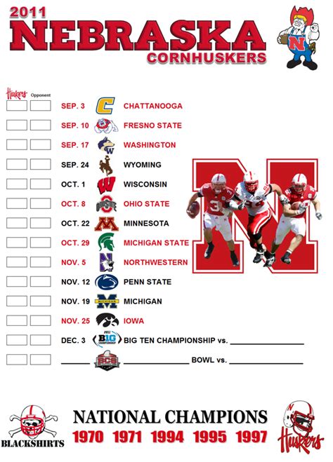 Husker Volleyball Schedule 2023 Printable - FreePrintable.me