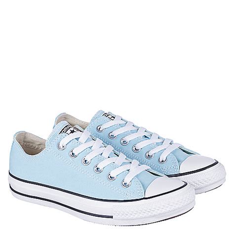 Converse CT OX Light Blue Unisex Casual Lace-Up Sneakers | Shiekh Shoes