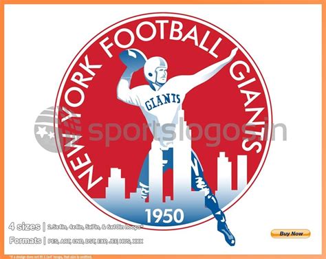 New York Giants - 1950-1955, National Football League, Football Sports ...