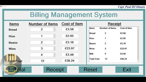 How to Create a Billing System Project in Visual Basic .NET - Full ...